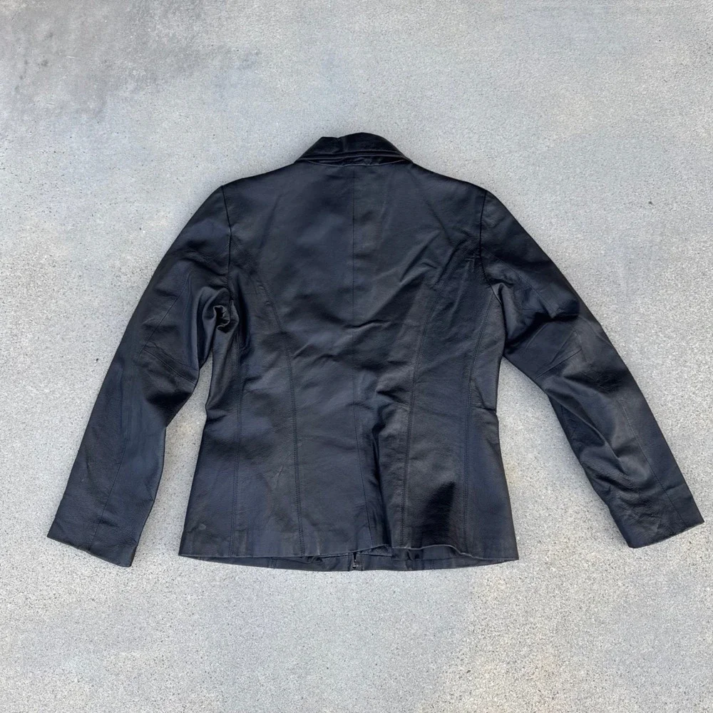 Worthington black leather